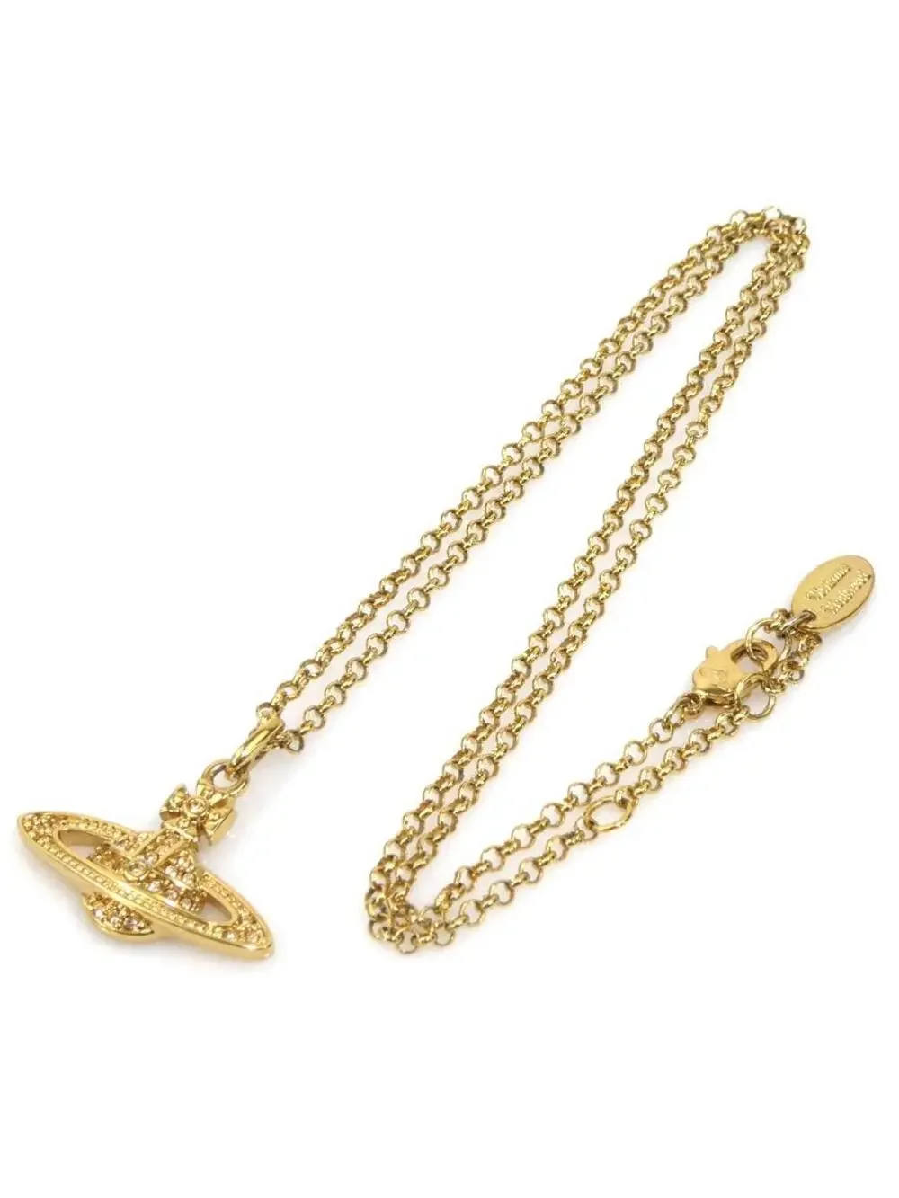 Auth Vivienne Westwood Necklace Gold #337994V15B